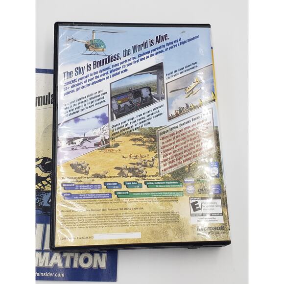 Microsoft Flight Simulator Deluxe Edition PC DVD - Game for Windows - Picture 8 of 14